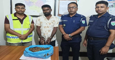 রাজনগরে এক কেজি গাঁজাসহ আটক ১