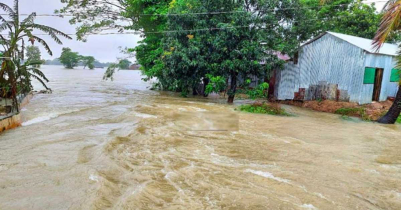 সুনামগঞ্জে সুরমার পানি বাড়ছেই, নিম্নাঞ্চল প্লাবিত 