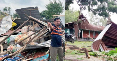 ঠাকুরগাঁওয়ে ১৫ মিনিট ঝড়বৃষ্টিতে ২০ গ্রাম লণ্ডভণ্ড, নিহত ৩  