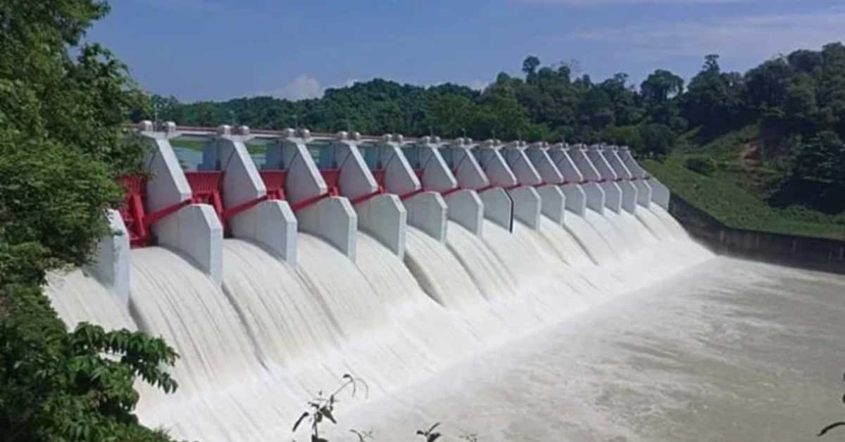 কাপ্তাই হ্রদের বাঁধ। ছবি- সংগৃহীত
