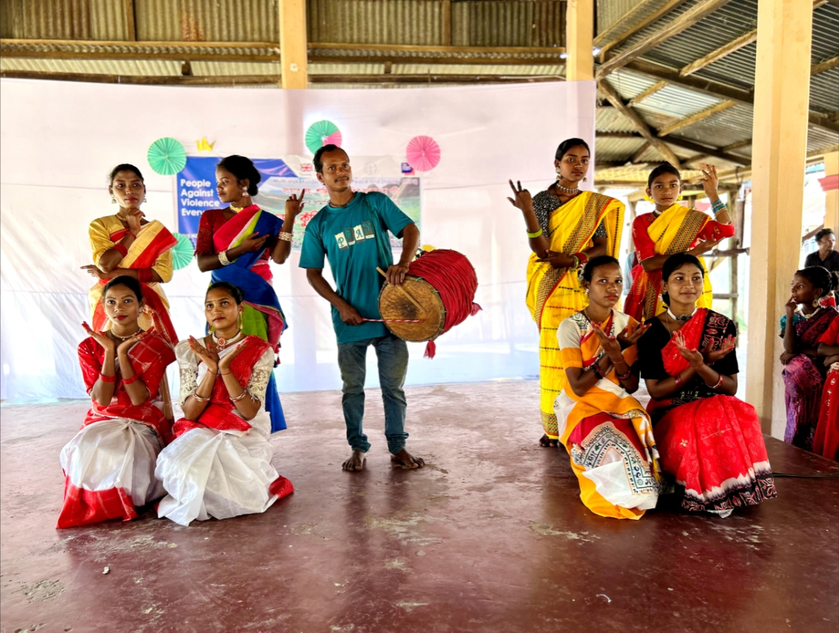 চা শ্রমিকদের অংশগ্রহণে উদযাপিত হলো “নয়া কুঁড়ি সম্প্রীতির উৎসব”। ছবি: আই নিউজ