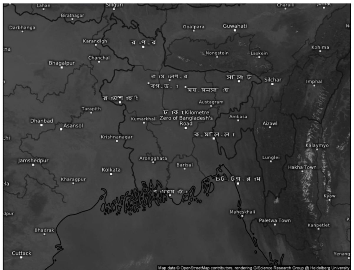 আবহাওয়া ও জলবায়ু বিষয়ক গবেষক মোস্তফা কামাল পলাশের ফেসবুক থেকে নেওয়া ছবি।