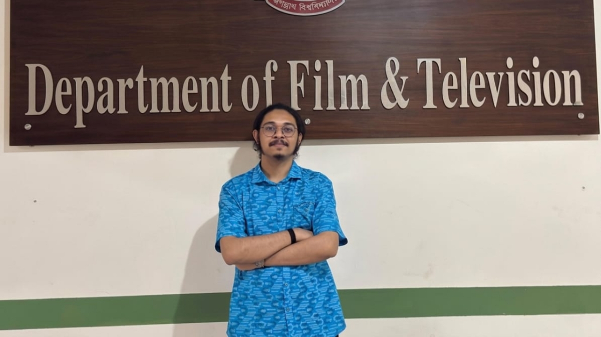 বিশ্বপ্রিয় ভট্টাচার্য কাব্য। ছবি: আই নিউজ