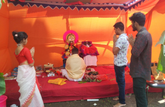 শ্রীমঙ্গলে চণ্ডী পূজার মাধ্যমে ‘শারদ উৎসব’ এর আনুষ্ঠানিকতা শুরু