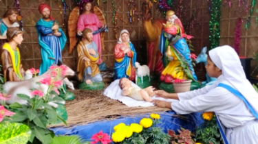 আজ বড়দিন: যিশুখ্রিস্টের জন্মদিনে খ্রিস্টান সম্প্রদায়ের আনন্দোৎসব