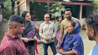 ধানের শীষের প্রচারণায় এম নাসের রহমানের বড় মেয়ে আমিরা রহমান