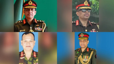 সেনাবাহিনীর উচ্চপর্যায়ে আরও ৬ পদে রদবদল