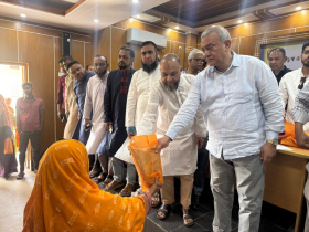 মৌলভীবাজারে প্রধানমন্ত্রী তারেক রহমানের ঈদ উপহার বিতরণ