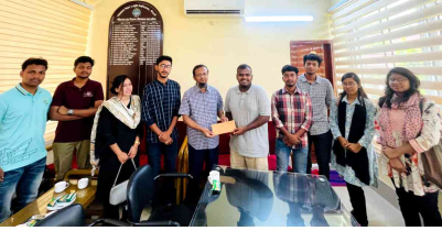শাবিপ্রবির শিক্ষার্থীদের যাতায়াত সংকট ও নিরাপত্তা নিশ্চিতে সাংস্কৃতিক জোটের স্মারকলিপি