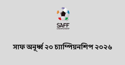 সাফ অনূর্ধ্ব ২০ চ্যাম্পিয়নশিপ ২০২৬ সূচি ও বিস্তারিত তথ্য