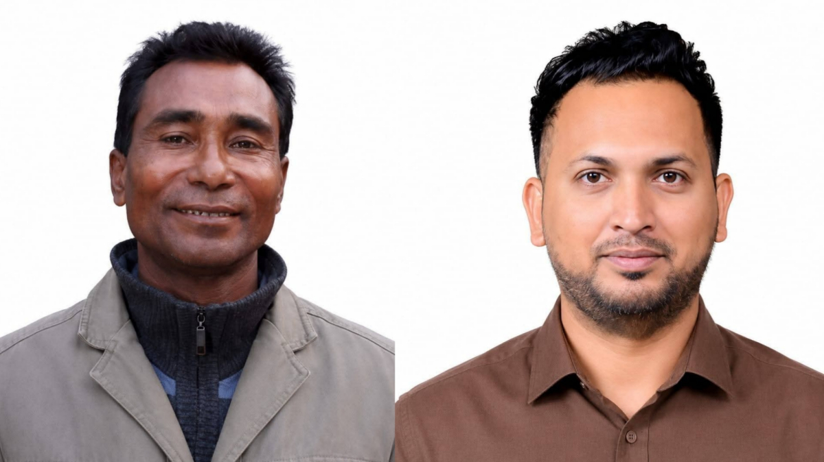 প্রশান্ত দেব ছানা রুহেল আহ্বায়ক এবং সাদমান সৌমিক মজুমদার সদস্য সচিব। ছবি: আই নিউজ