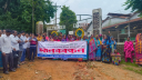 ক্যামেলিয়া হাসপাতাল দ্রুত চালুর দাবিতে কমলগঞ্জে মানববন্ধন