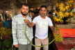 শ্রীমঙ্গলে কলার দোকান থেকে সবুজ ফণিমনসা সাপ উদ্ধার