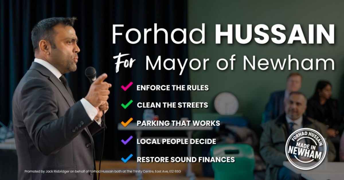 Newham Elects Labour’s Forhad Hussain as New Mayor