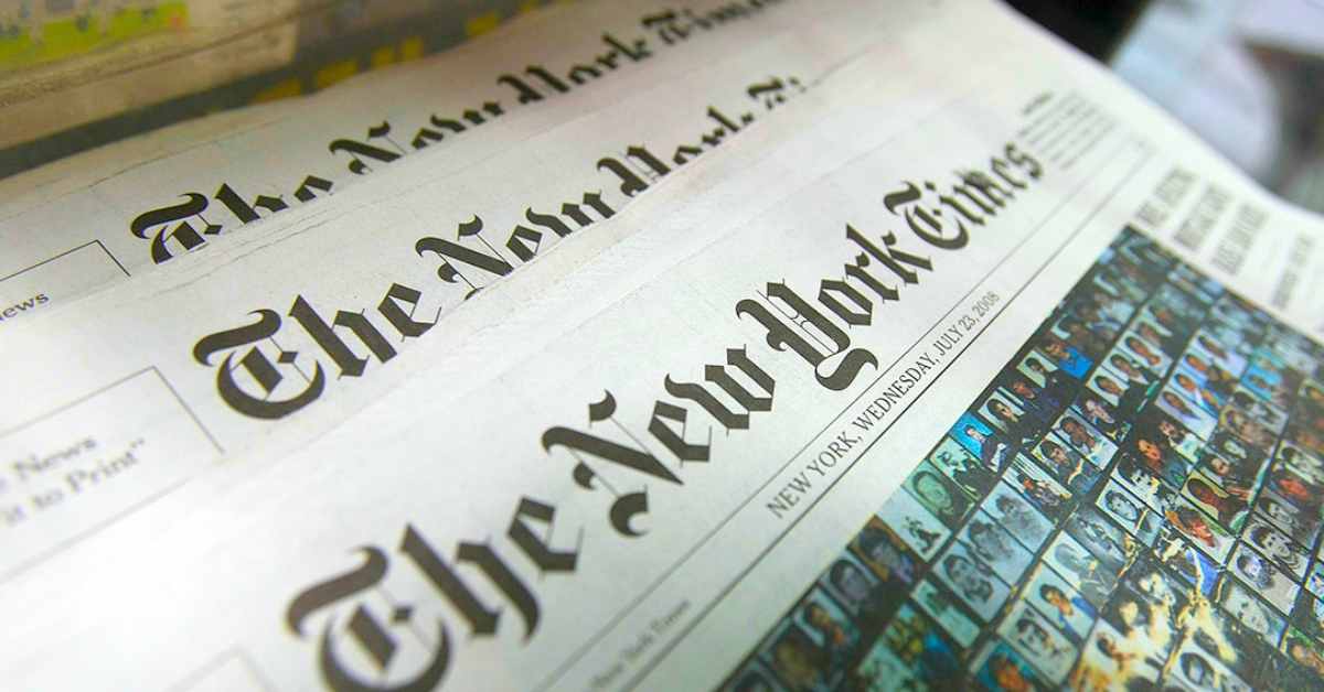 The New York Times Newspaper Today 2026 – Front Page, Headlines