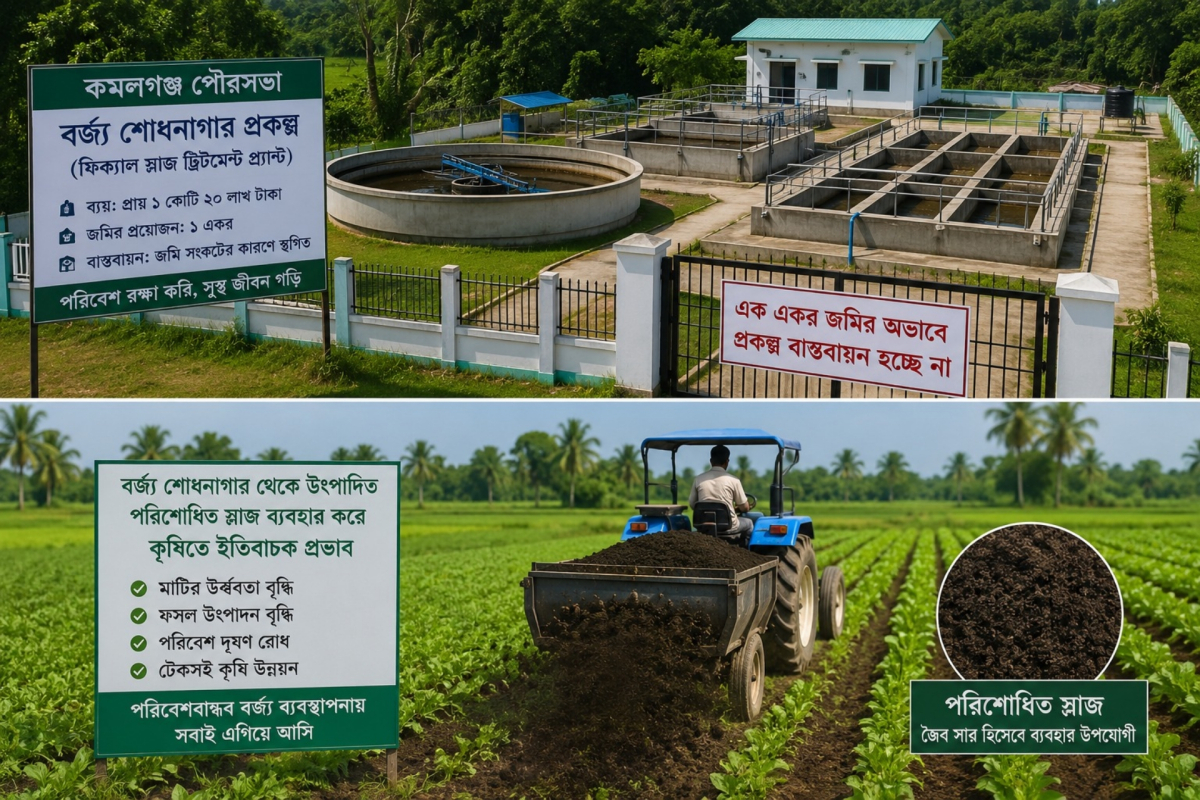 জমি সংকটে থমকে আছে সোয়া কোটি টাকার বর্জ্য শোধনাগার প্রকল্প জমি সংকটে থমকে আছে সোয়া কোটি টাকার বর্জ্য শোধনাগার প্রকল্প