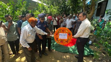 মুক্তিযোদ্ধা ভাস্করানন্দ সূত্রধরকে রাষ্ট্রীয় মর্যাদায় শেষ বিদায়