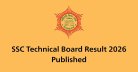 SSC Technical Board Result 2026 Published