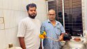 শ্রীমঙ্গলে বিরল ক্যান্টর কুকরি সাপ উদ্ধার, বন বিভাগে হস্তান্তর