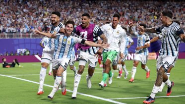 Argentina Edge Switzerland in Extra Time to Reach Semis Argentina Edge Switzerland in Extra Time to Reach Semis